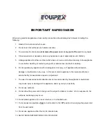 Предварительный просмотр 2 страницы Equipex SODIR FC-60 P Operation Manual