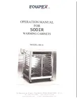 Equipex SODIR RE-2 Operation Manual preview