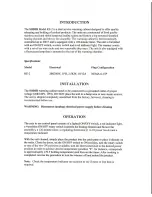 Preview for 3 page of Equipex SODIR RE-2 Operation Manual