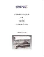 Предварительный просмотр 1 страницы Equipex SODIR SEF-80 Operation Manual