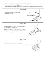 Предварительный просмотр 2 страницы Equipment Defender Backpack Blower Rack V2 Assembly Instructions Manual