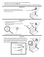 Предварительный просмотр 3 страницы Equipment Defender Backpack Blower Rack V2 Assembly Instructions Manual