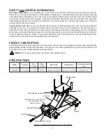 Предварительный просмотр 2 страницы EQUIPRITE 5100815 Operating Instructions & Parts Manual