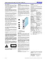 Предварительный просмотр 1 страницы Equitel A112 User Manual