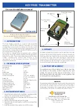 ER KEYFREE Use And Installation  Manual preview