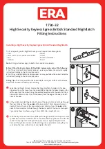 Preview for 1 page of ERA 1730-32 Fitting Instructions