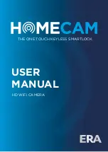 Предварительный просмотр 1 страницы ERA HOMECAM IP116 Plus User Manual