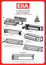 ERA Nu Mail Shield TS008 Fitting Instructions & Routing Detail предпросмотр