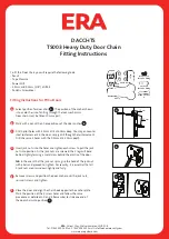 Preview for 1 page of ERA TS003 Fitting Instructions