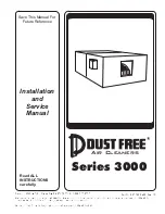 Eramco Dust Free 3000 Series Installation And Service Manual предпросмотр