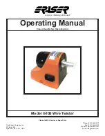 Eraser G10S Operating Manual предпросмотр