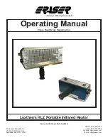 Предварительный просмотр 1 страницы Eraser Luxtherm HL2 Operating Manual