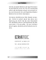 Preview for 18 page of Eratec AZ-450 Manual