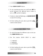 Preview for 23 page of Eratec AZ-450 Manual