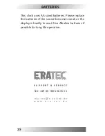 Preview for 26 page of Eratec AZ-450 Manual