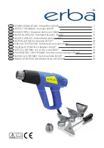 ERBA 33625 HEAT GUN 2000W Instruction Manual preview