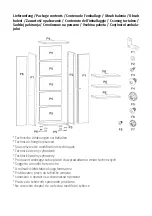 Предварительный просмотр 2 страницы ERBA Tall cabinet 2 doors Instruction Manual