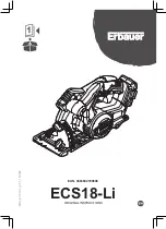 Erbauer ECS18-Li Original Instructions Manual preview