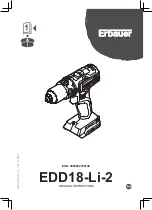 Erbauer EDD18-Li-2 Original Instructions Manual предпросмотр