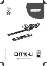 Erbauer EHT18-Li Original Instructions Manual предпросмотр