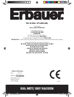 Предварительный просмотр 15 страницы Erbauer ERB064VAC User Manual