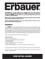 Preview for 3 page of Erbauer ERB105K Manual