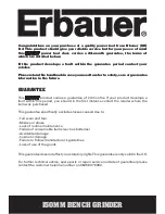 Предварительный просмотр 3 страницы Erbauer ERB112BTE Handbook