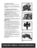 Preview for 13 page of Erbauer ERB2151SE User Manual