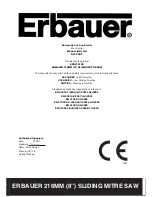 Preview for 31 page of Erbauer ERB2151SE User Manual