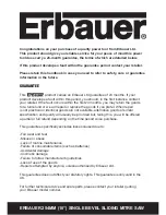 Preview for 3 page of Erbauer ERB238MSW Original Instructions Manual