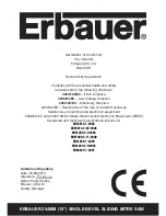 Preview for 37 page of Erbauer ERB238MSW Original Instructions Manual