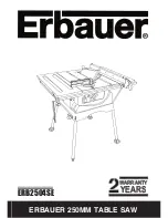 Preview for 1 page of Erbauer ERB2504SE User Manual