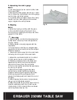 Preview for 23 page of Erbauer ERB2504SE User Manual