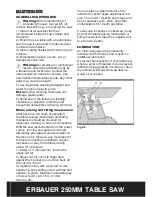 Preview for 27 page of Erbauer ERB2504SE User Manual