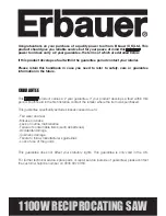 Preview for 3 page of Erbauer ERB373RSP User Manual