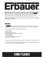 Preview for 3 page of Erbauer ERB379PLN Original Instructions Manual