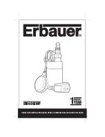 Предварительный просмотр 1 страницы Erbauer ERB400SWP User Manual