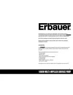 Предварительный просмотр 2 страницы Erbauer ERB422PMP Manual