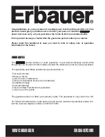 Preview for 3 page of Erbauer ERB607CHR Original Instructions Manual