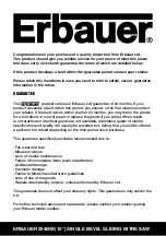 Preview for 3 page of Erbauer ERB611MSW Original Instructions Manual