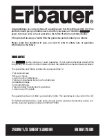 Preview for 3 page of Erbauer ERB617SDR Manual