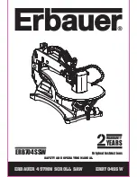 Preview for 1 page of Erbauer ERB704SSW Safety And Operating Manual