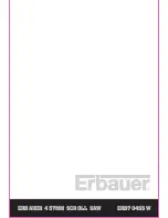 Preview for 30 page of Erbauer ERB704SSW Safety And Operating Manual