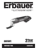 Предварительный просмотр 1 страницы Erbauer ERI616HTL Original Instructions Manual