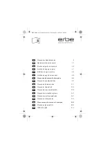 Предварительный просмотр 1 страницы Erbe 20191-152 Manual