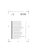 Предварительный просмотр 1 страницы Erbe 20191-164 Notes On Use