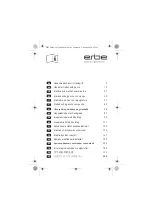 Предварительный просмотр 1 страницы Erbe 20191-179 Notes On Use