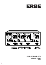 Erbe ERBOTOM ICC 350 M Instruction Manual preview
