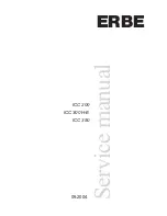 Предварительный просмотр 1 страницы Erbe ICC 200 Service Manual