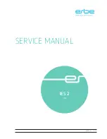 Предварительный просмотр 1 страницы Erbe IES 2 Service Manual